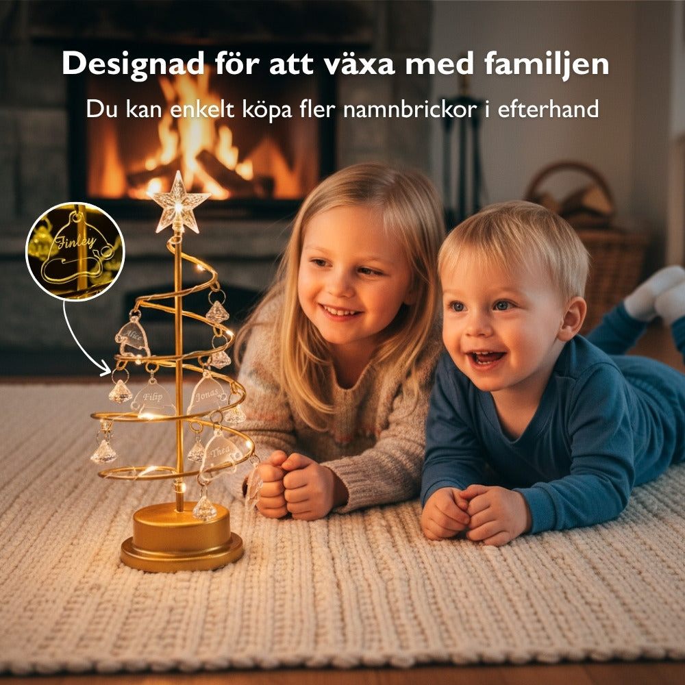 Familietræ | Smuk Personlig Juletræslampe
