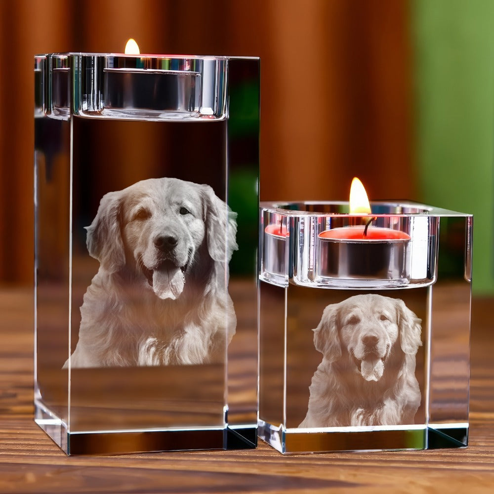 Fotokristal | Personlig Lysestage