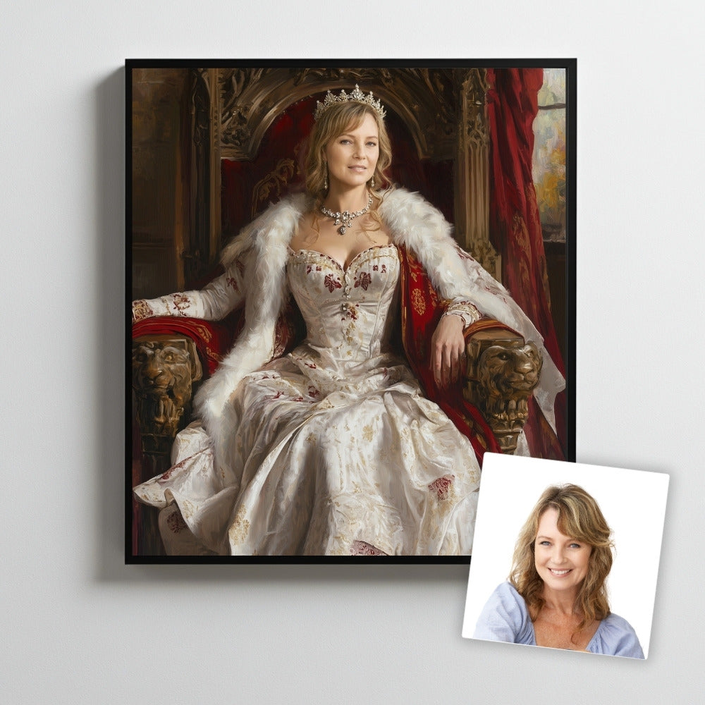 Custom Dronning Plakat