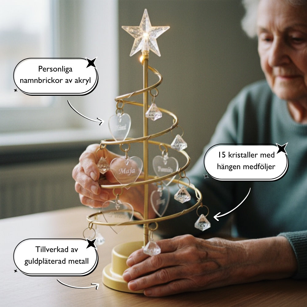 Familietræ | Smuk Personlig Juletræslampe